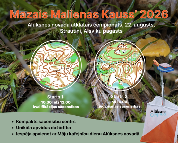 Mazais Malienas Kauss nolikums 2026
