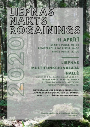 Nakts rogainings "LIEPNA 2020"