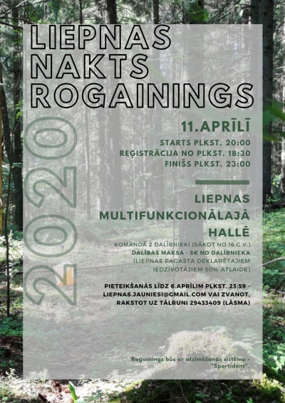 Nakts rogainings "LIEPNA 2020"
