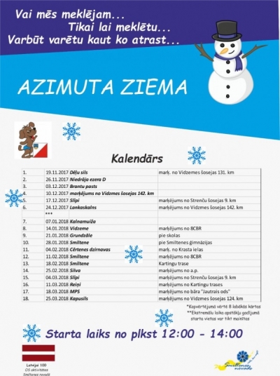AICINA OK AZIMUTA ZIEMA